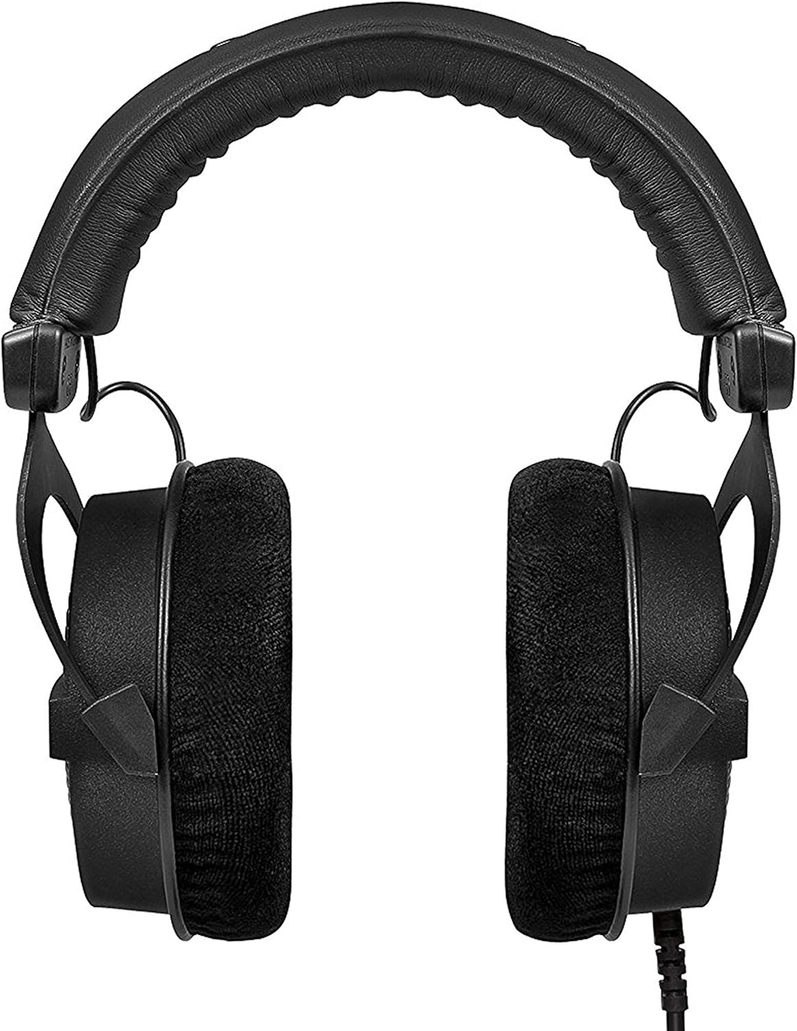 beyerdynamic DT 990 PRO, 80 Ohm, Open Back, Over Ear, Wired Professional Studio Headphones, Gaming, Podcast, Audiophile, Mixing, 3m Straight Cable, Black with Limited Edition Black Velour Ear Pads