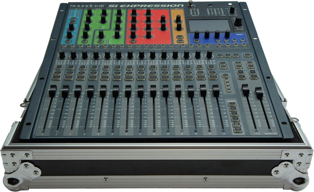 Harmony Audio HCSIEX 1 Flight Transport Road Case Compatible with Soundcraft Si Expression 1 Mixer