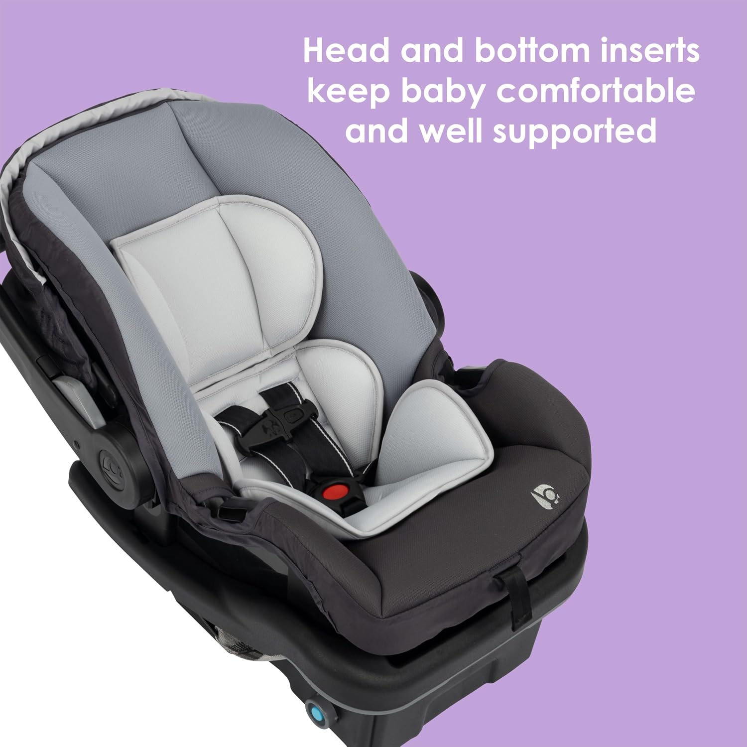 Baby Trend EZ-Lift™ PRO Infant Car Seat, Dash Midnight – Lightweight Premium Carry, Plush Infant Cushioning, Adjustable Harness Support