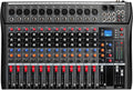 Depensheng DX12 DJ Sound Controller Interface w/USB Drive for Computer Recording 12-Channel Studio Audio Mixer - XLR Microphone Jack, 48V Power, RCA Input/Output for Professional and Beginners