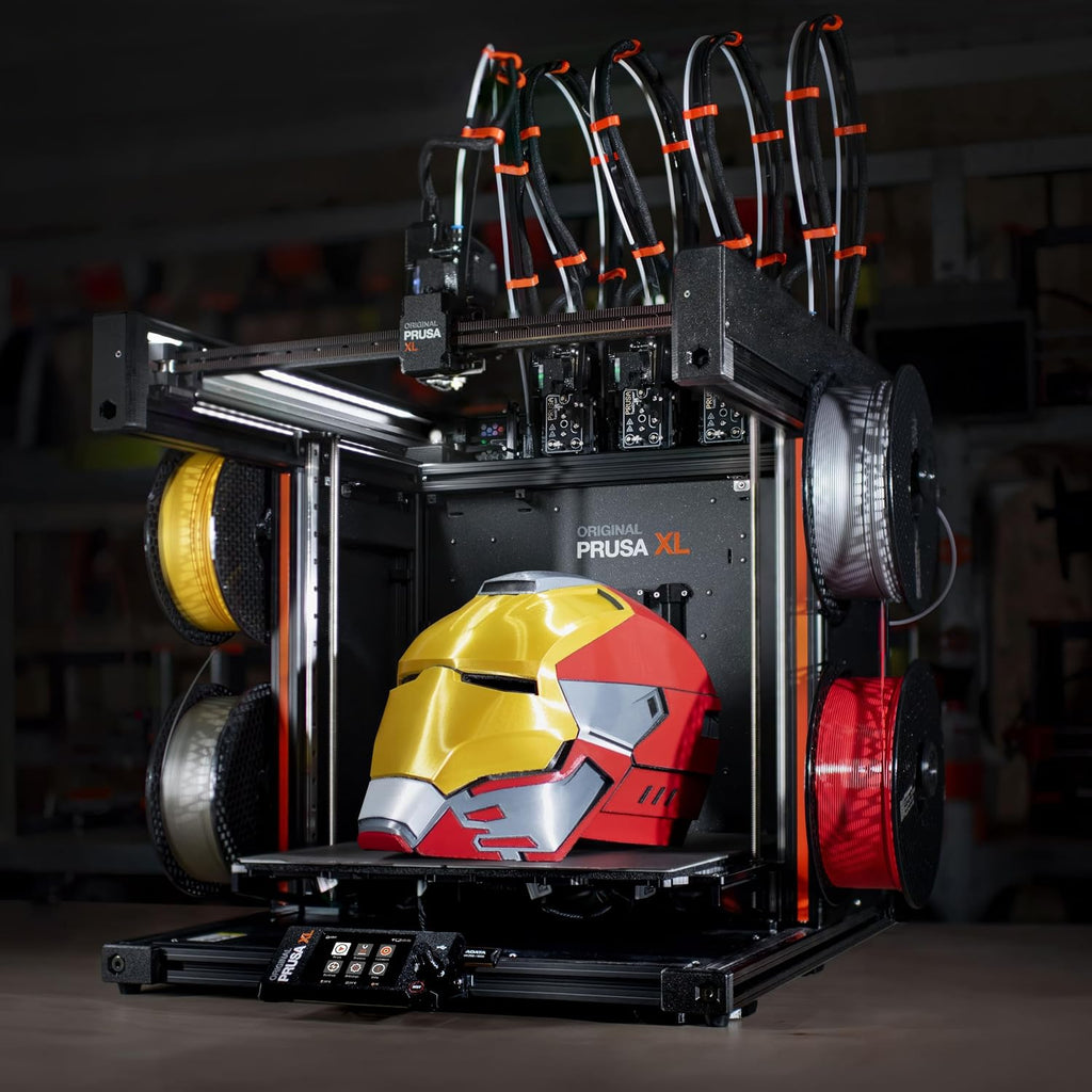 Original Prusa XL Assembled 5-Toolhead 3D Printer, Large-Scale CoreXY, Tested, Build Volume 360×360×360mm, 5 Independent Toolheads, Multi-Material, 1.75mm Filament