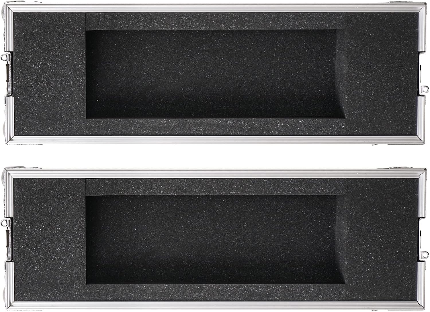 Sound Town Shock Mount 2U ATA Plywood Rack Case with 15' Rackable Depth, 2-Space Size, Pro Tour Grade (STRC-SP2US)