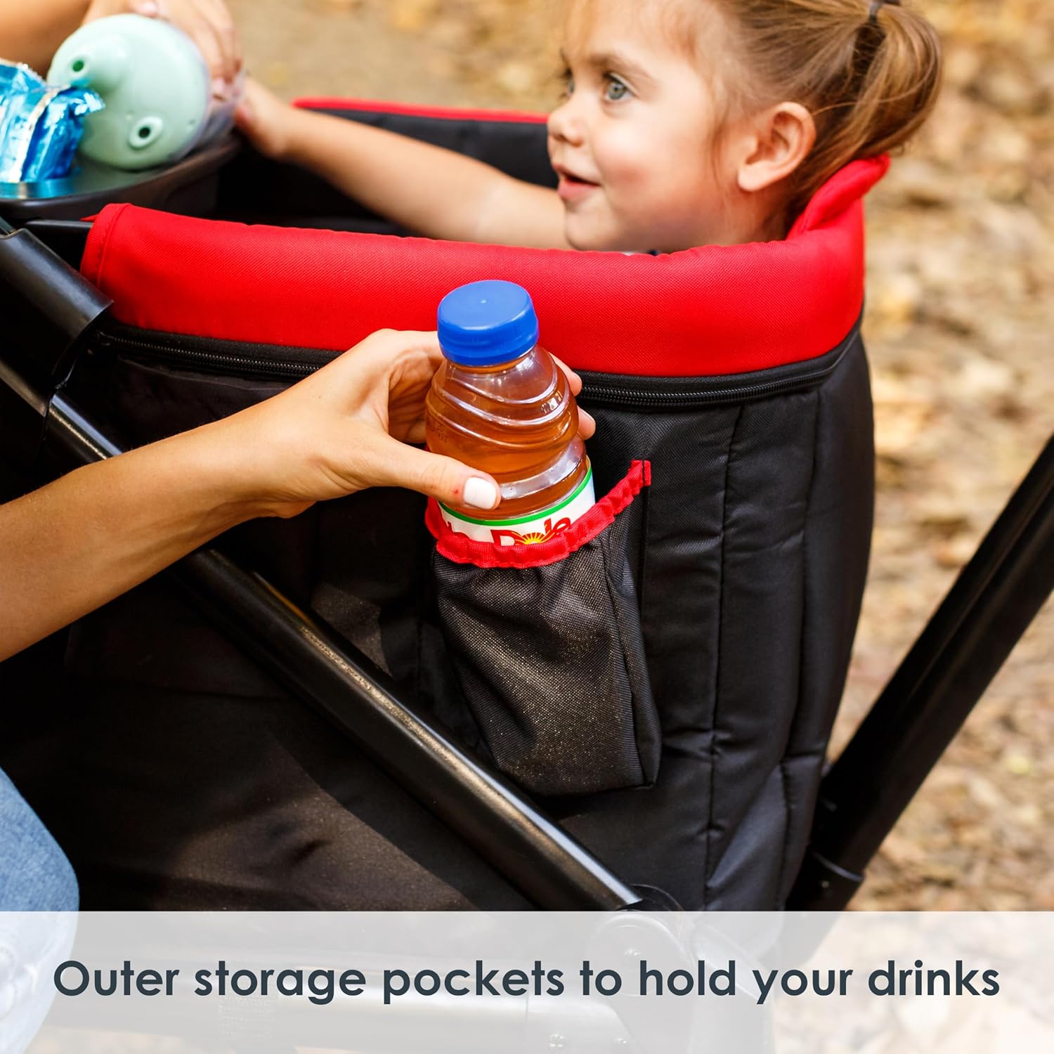 Baby Trend Expedition/Tour LTE 2-in-1 Stroller Wagon, Mars Red