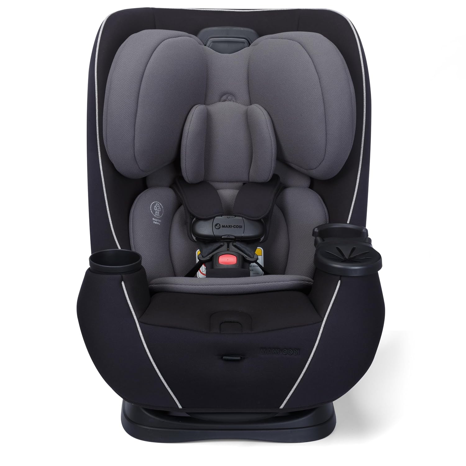 Maxi-Cosi Pria Max+ All-in-One Baby Convertible Car Seat, Rear Facing, Forward Facing Infant Toddler Booster, Easy Latch Install, Magnetic Buckle, Adjustable Harness, Cup Holders, Sea Shadow