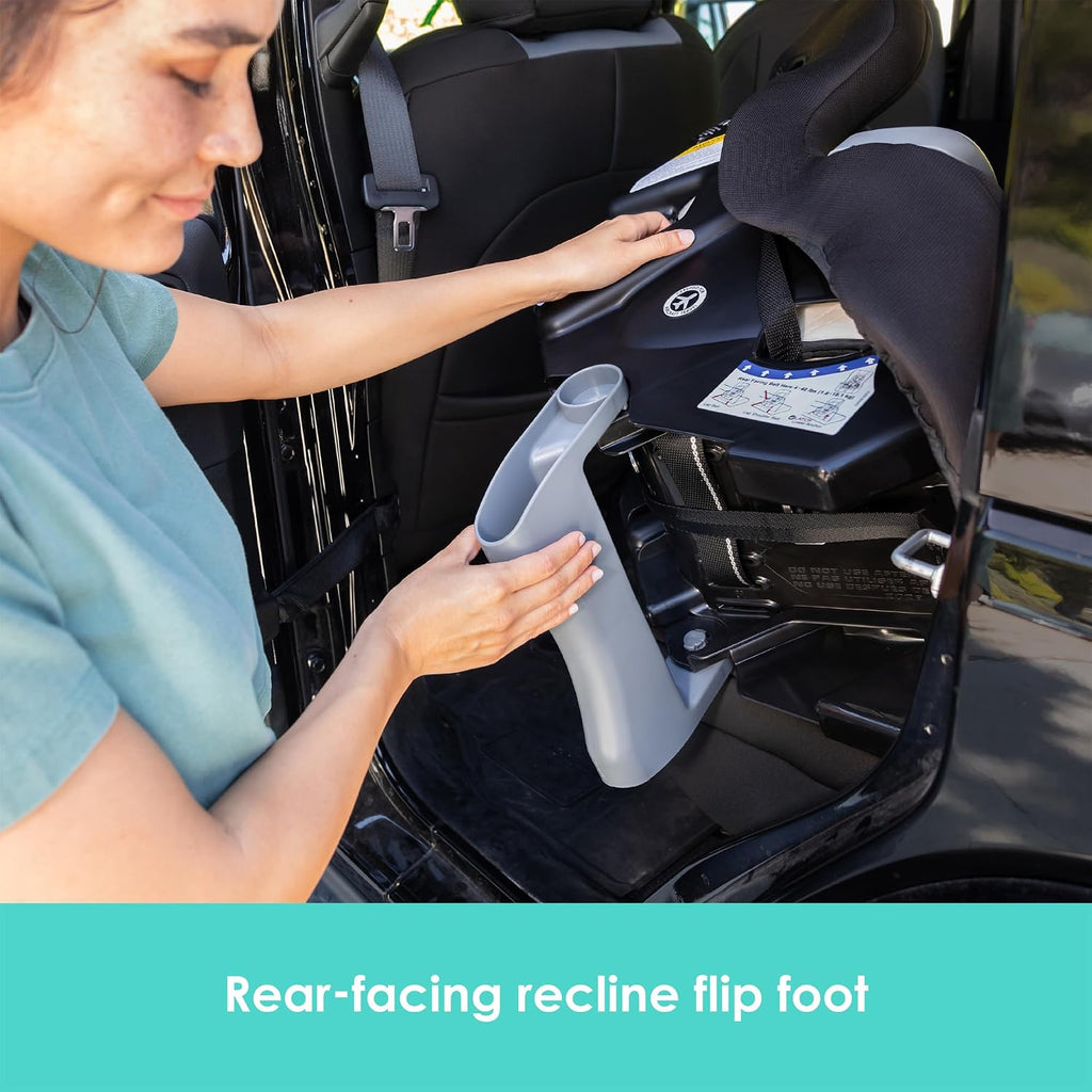 Baby Trend Trooper™ Slim 3-in-1 Convertible Car Seat, Dash Black – Slim Fit, 3-in-1 Growth Modes, Lightweight Design, Adjustable Comfort Padding
