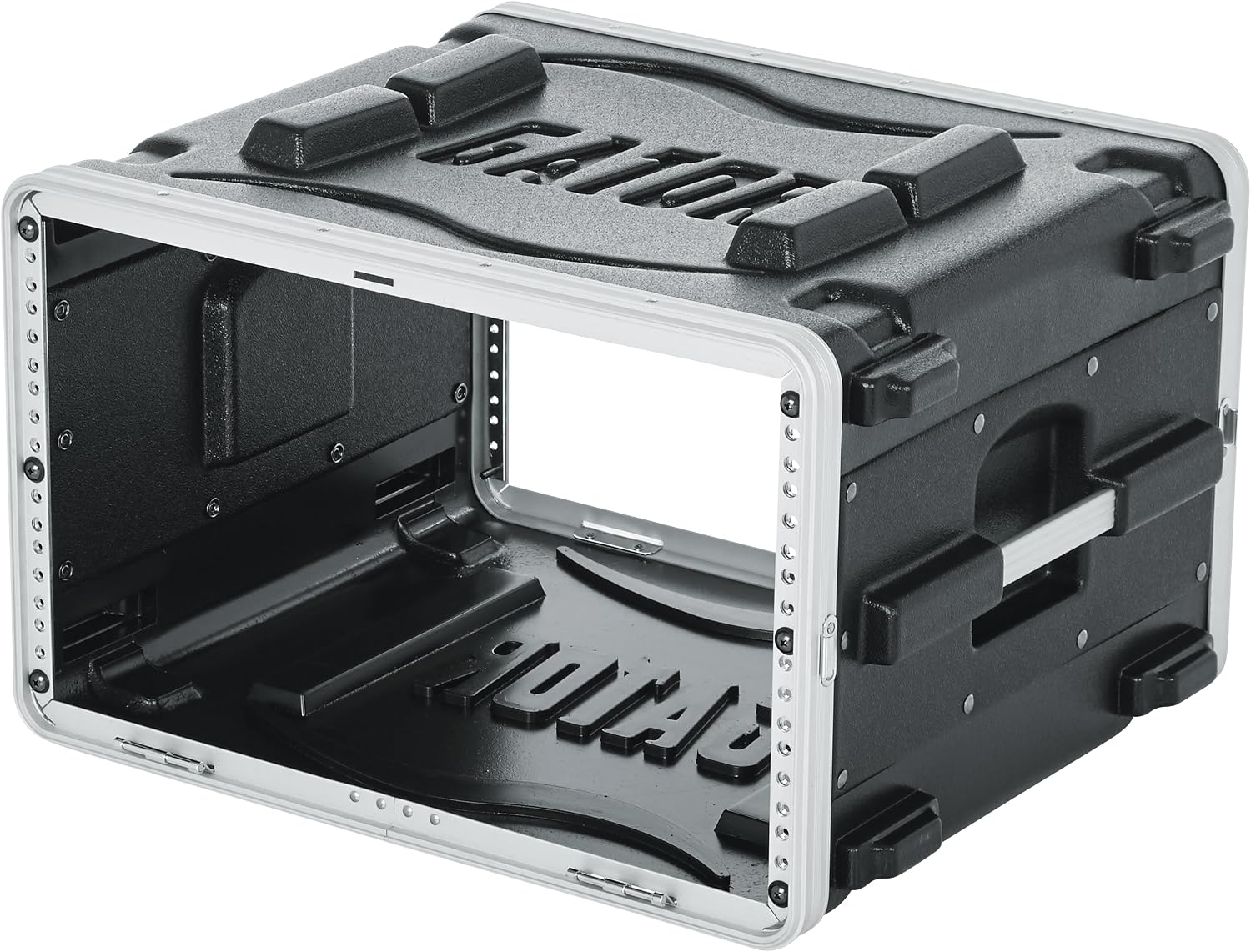 Gator Cases Lightweight Molded 6U Rack Case with Heavy Duty Latches, Standard 19.25' Depth (GR-6L)