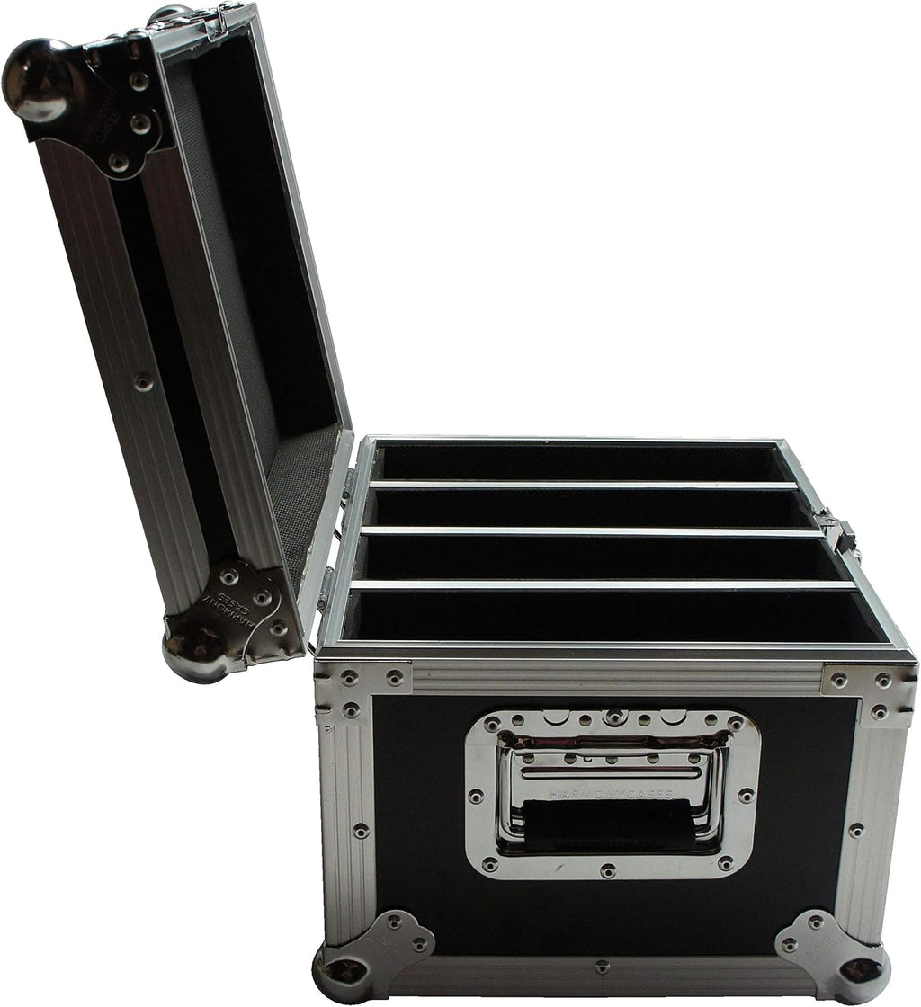 Harmony Audio Cases HC4SLIMPAR64 Light Flight Road Case Compatible with Chauvet SlimPAR 64 x 4