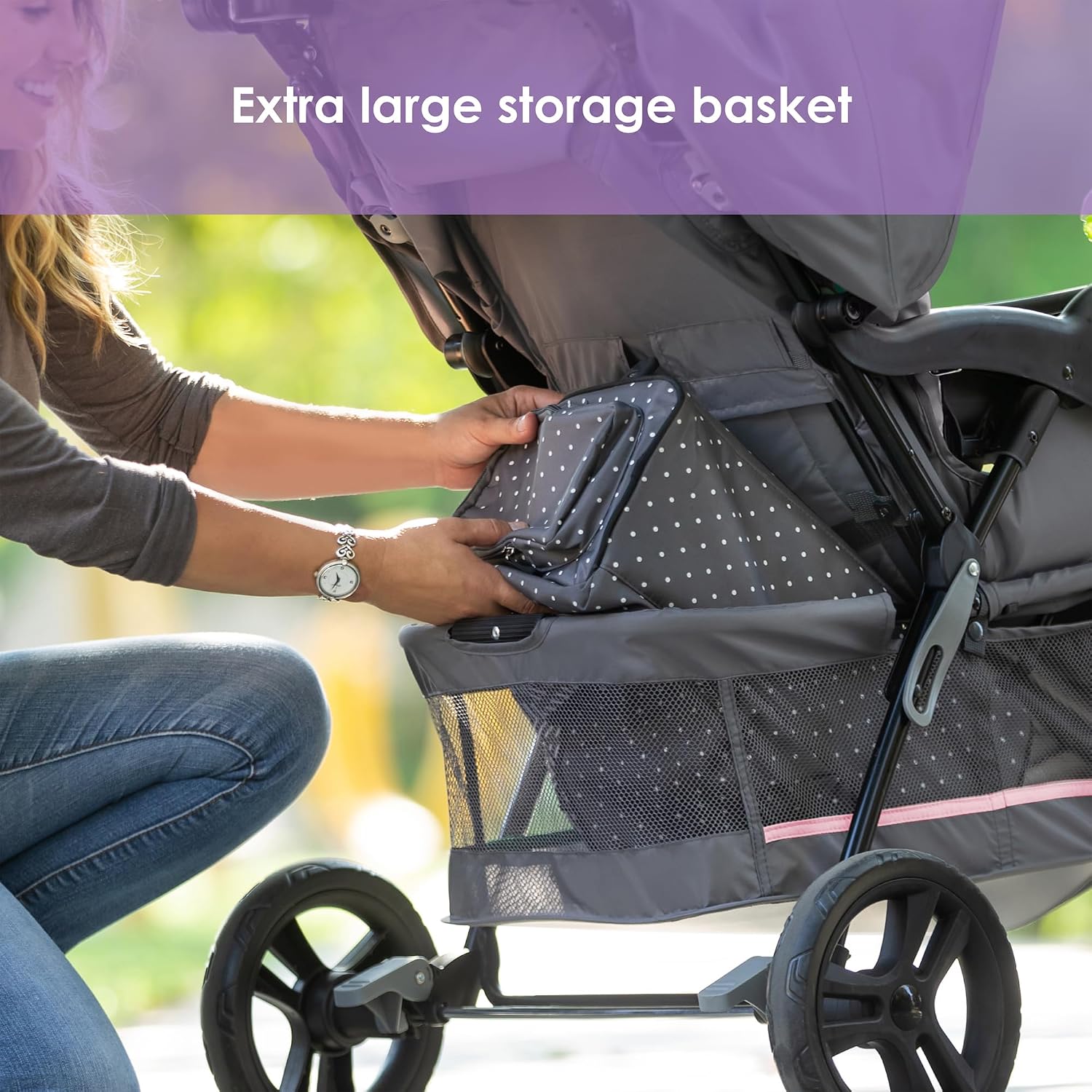 Baby Trend EZ Ride SE Travel System with Secure-Lift Infant Car Seat, Bluebell