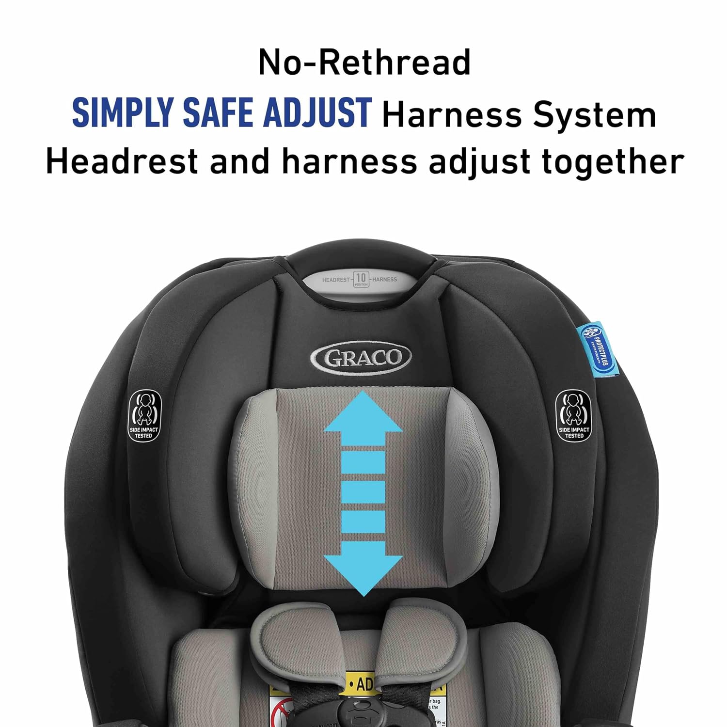Graco® TriRide 3-in-1 Convertible Car Seat - Highback Booster, Forward & Rear Facing Modes, Suitable from Newborn to Preschooler, Perfect for Long Journeys in Redmond Color