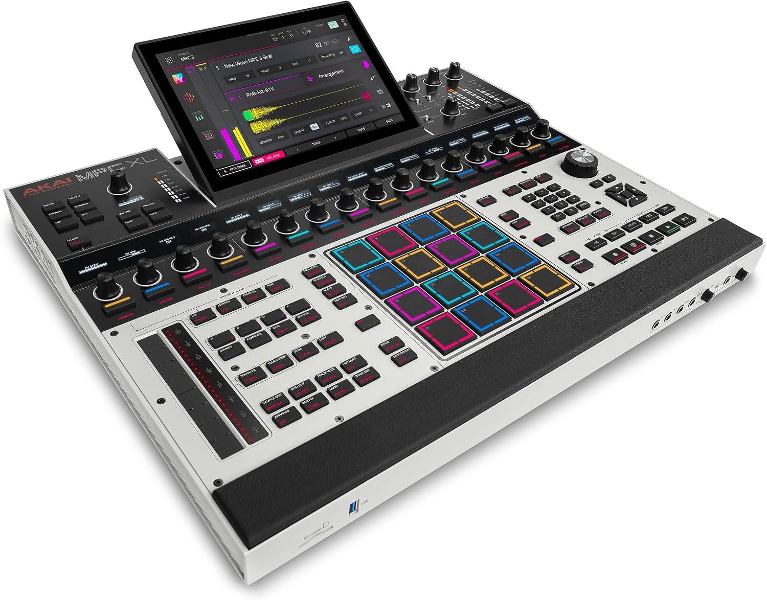 Akai Professional MPC XL Standalone Music Production Center for Sampling and Sequencing with 10.1-inch Touchscreen, 3D MPCe Pads, 8-Core CPU, 16GB RAM, 256GB SSD