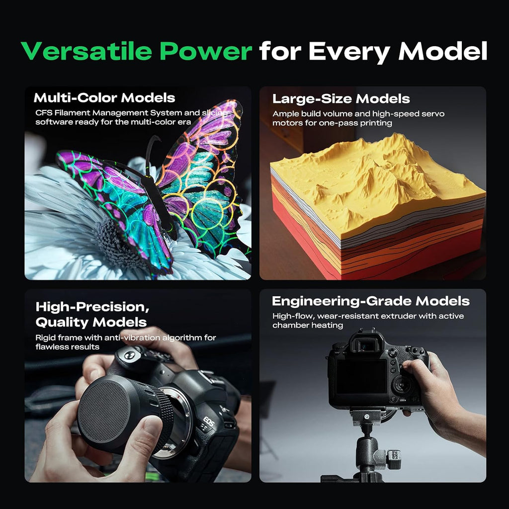 Creality K2 Pro (A) 3D Printer, Support Multicolor Printing Needs CFS, 600mm/s Max High-Speed, Dual AI Camera, Fully Assembled Auto Leveling, 300x300x300mm Large Print Volume, for Pros & Hobbyists