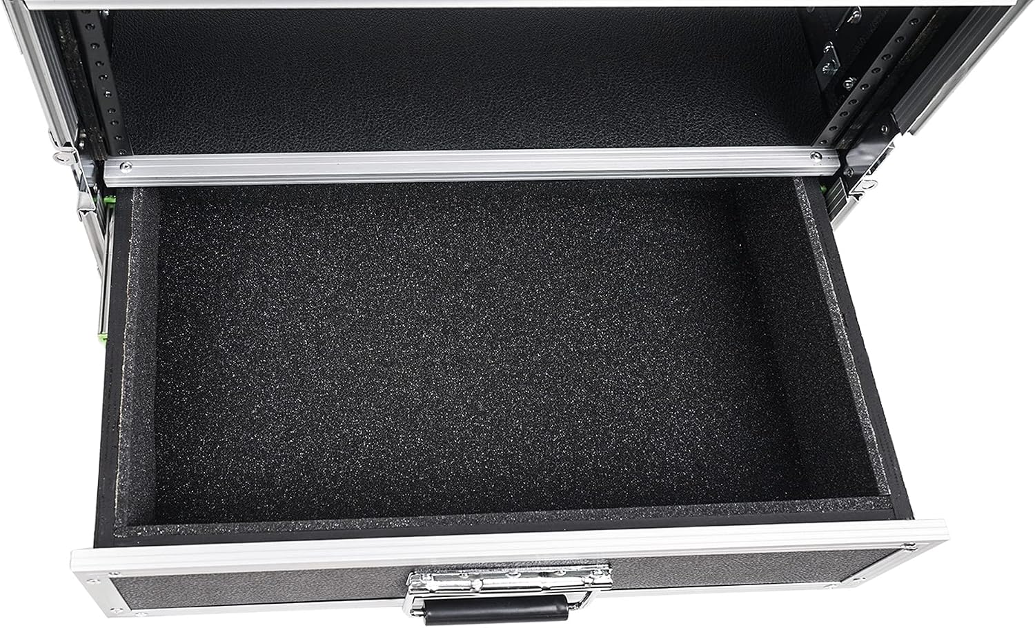 Sound Town 4U Rack Case with 2U Rack Drawer for 19' Amps/Mixers/Microphone Receivers (STRC-4U2DR)
