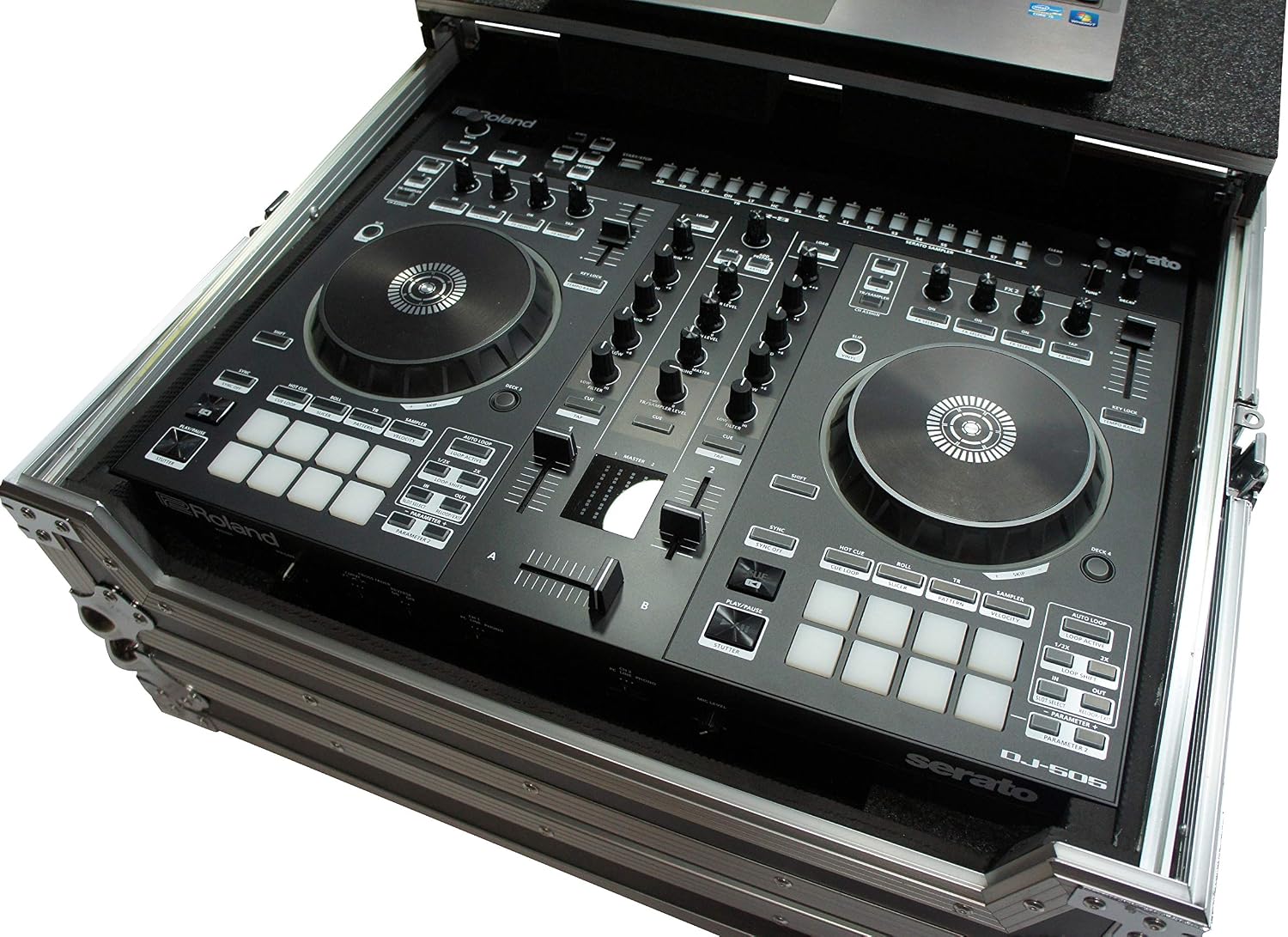 Harmony Audio HCDJ505LT Flight Glide Laptop Stand DJ Custom Case Compatible with Roland DJ-505 New