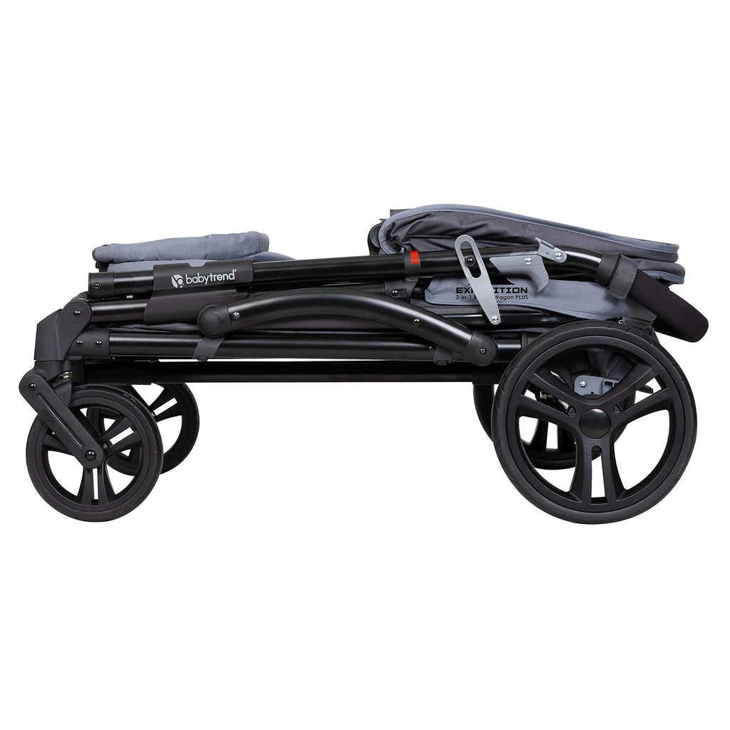 Baby Trend Expedition 2-in-1 Stroller Wagon Plus, Ultra Grey