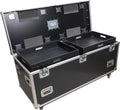 ProX XS-UTL246030W MK2 TruckPax Utility ATA Flight Case Truck Storage Road Case with Dividers Tray and 4' in casters