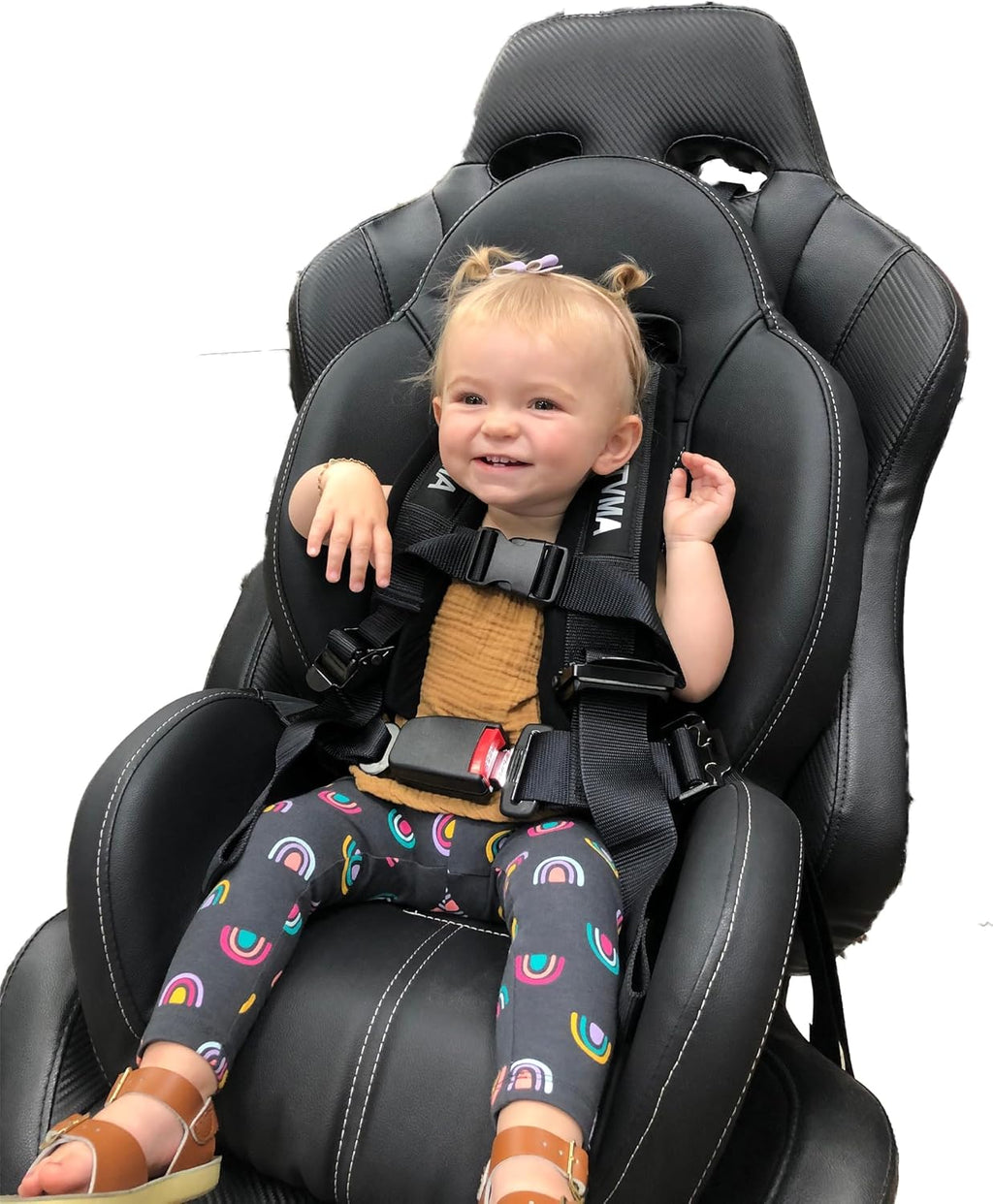 UTVMA Mini Bucket Seat for Kids - Durable UTV Child Car Seat - Extra Comfort UTV Booster Seat - Harness Compatible UTV Seats - Easy Install
