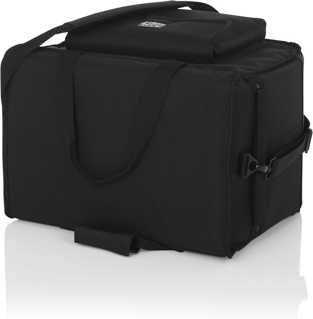 Gator Cases Studio Monitor Tote Bag Holds (2) Powered Monitors Up to 5' Driver Range, Fits JBL, Mackie, KRK, & More (G-STUDIOMON1)