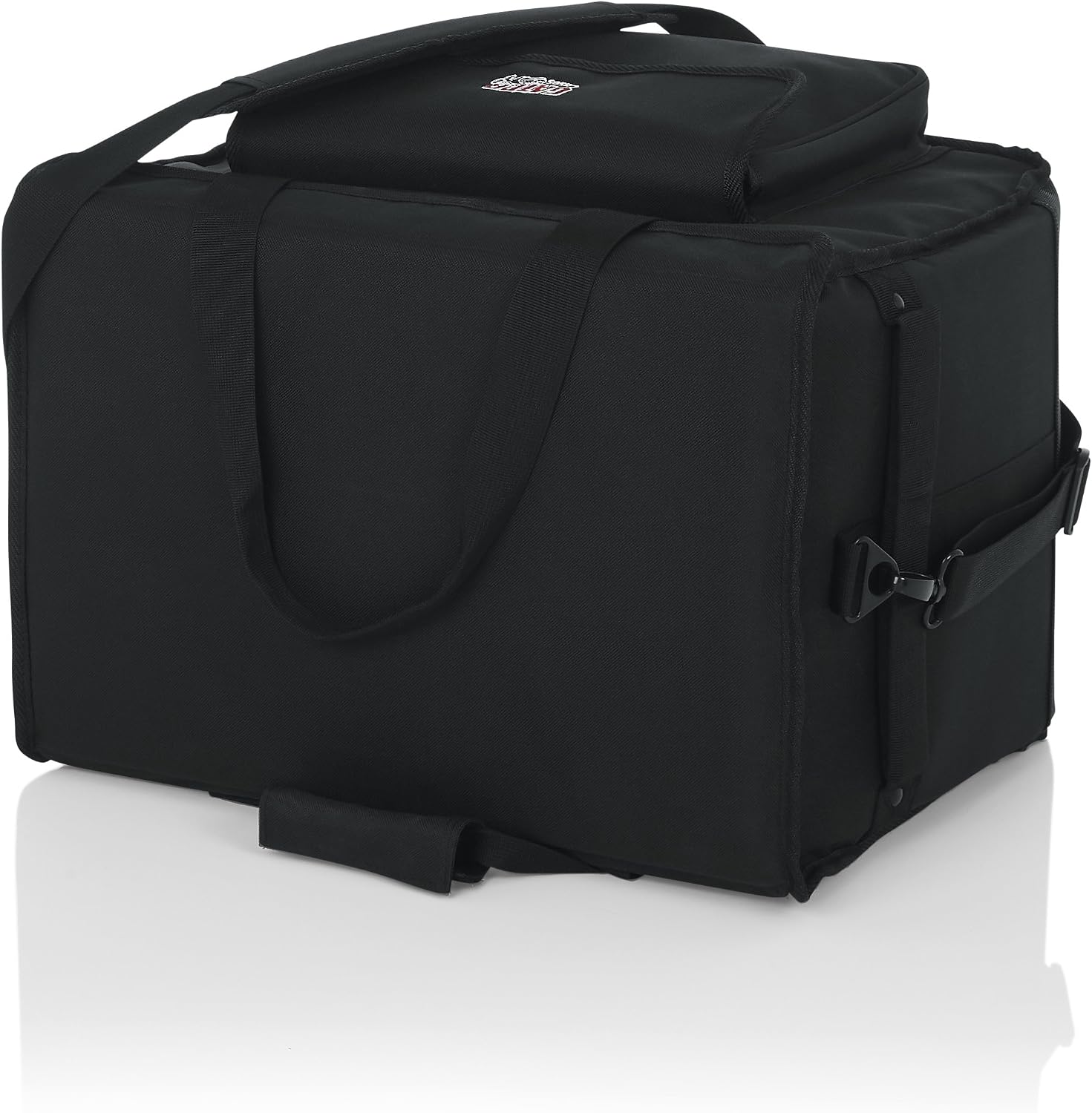Gator Cases Studio Monitor Tote Bag Holds (2) Powered Monitors Up to 5' Driver Range, Fits JBL, Mackie, KRK, & More (G-STUDIOMON1)