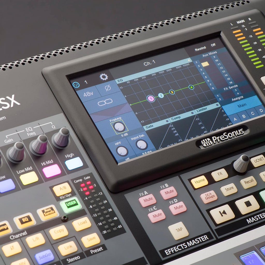PreSonus StudioLive Series III 32SX Digital Console Mixer with Studio One Pro Software