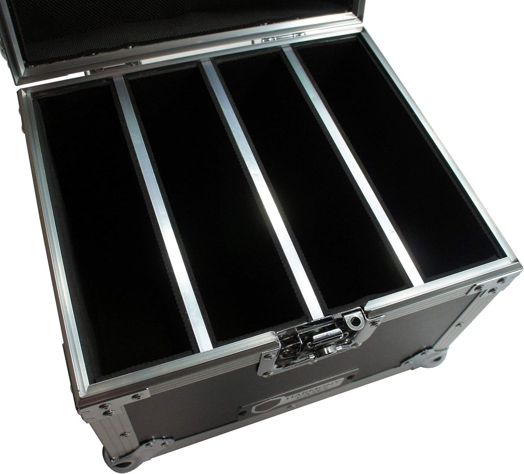Harmony Audio Cases HC4SLIMPAR64 Light Flight Road Case Compatible with Chauvet SlimPAR 64 x 4
