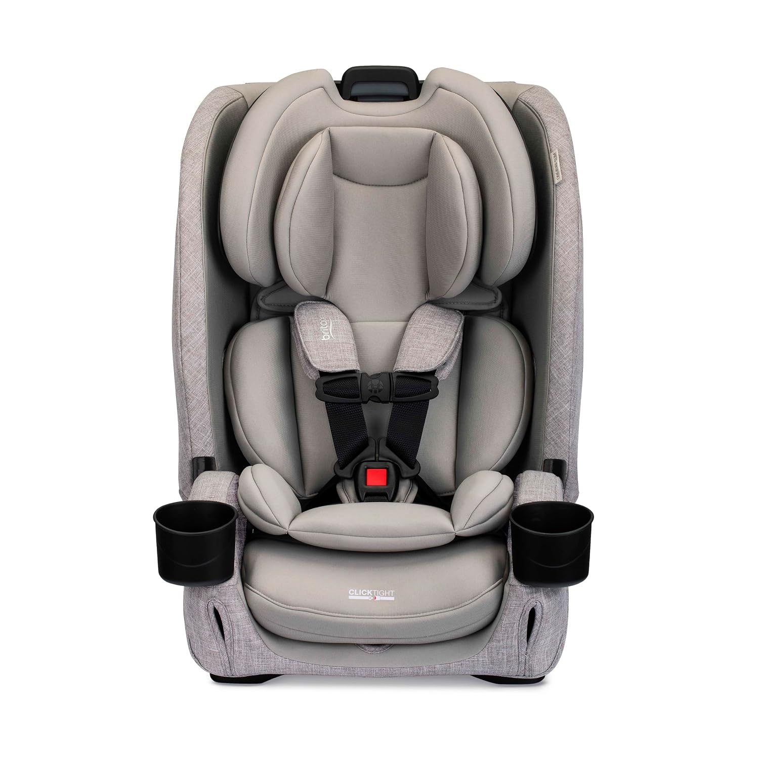 Britax One4Life Slim All in One Car Seat, Up to 10 Years of Use with Rear Facing, Forward Facing, & Booster Modes, 17.5' Slim Car Seat Design, ClickTight Installation & SafeWash Fabrics — Parchment