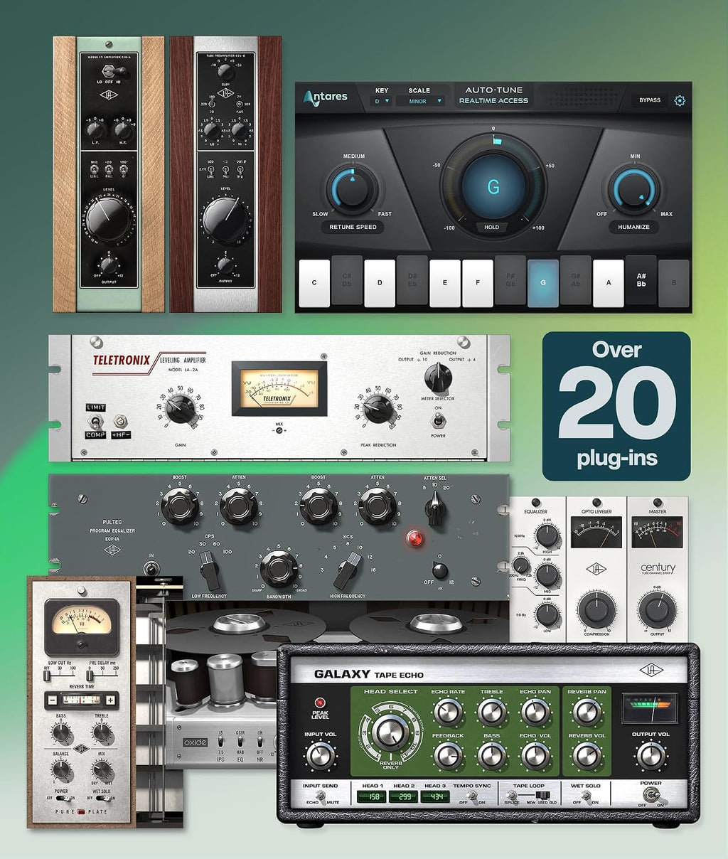 Universal Audio Apollo Twin X QUAD Gen 2 Essentials + Edition Thunderbolt 3 Audio Interface