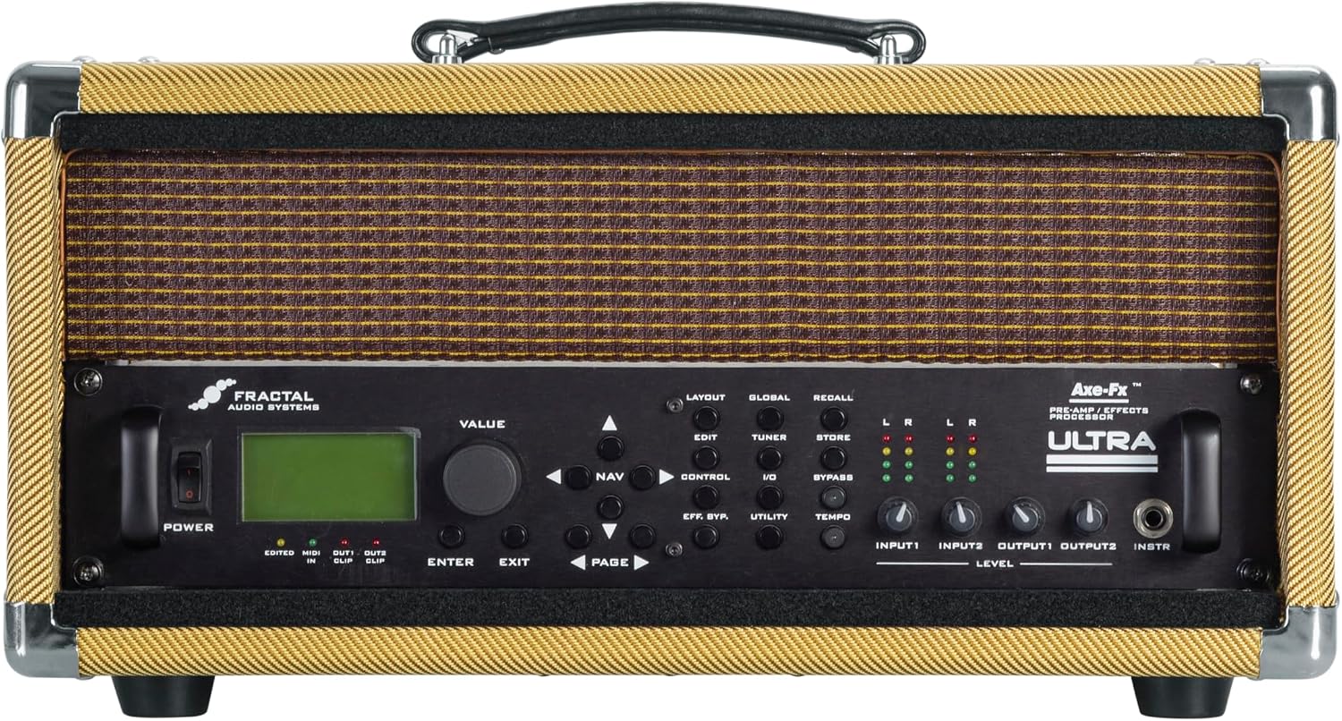 Gator Cases Retro Series Vintage Amp Rack Case; 4U Tweed (GR-RETRORACK-4TW)