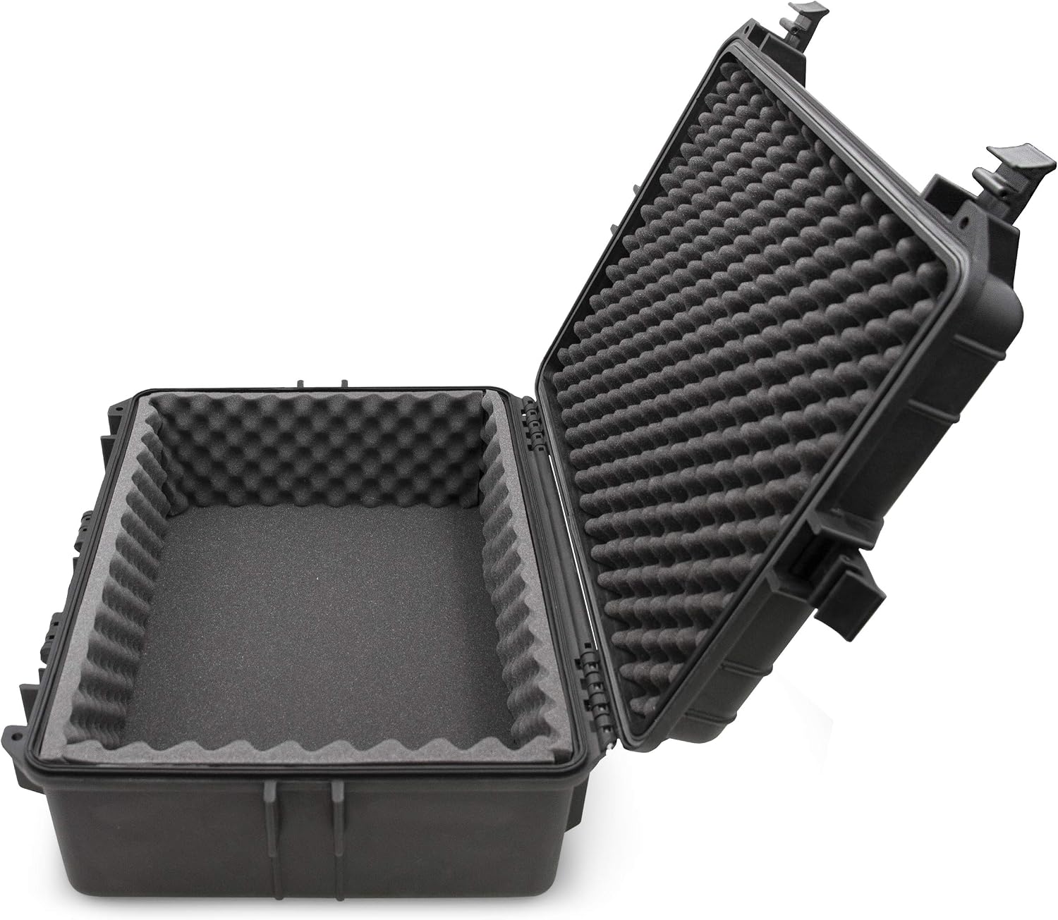 CASEMATIX Waterproof DJ Mixer and Accessories Case Compatible with Pioneer DJM S5 or S7 MIxer, Zoom LiveTrak L-12 L12 Channel Digital Audio Mixer And More Portable Mixers Up to 17' x 12' x 5'