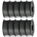 ANYCUBIC High Speed 3D Printer Filament 1.75mm Bundle, Rapid PLA Filament with High Prints Quality, Dimensional Accuracy +/- 0.02mm, 1KG Reusable Spool, 10 Pack Texture Grey