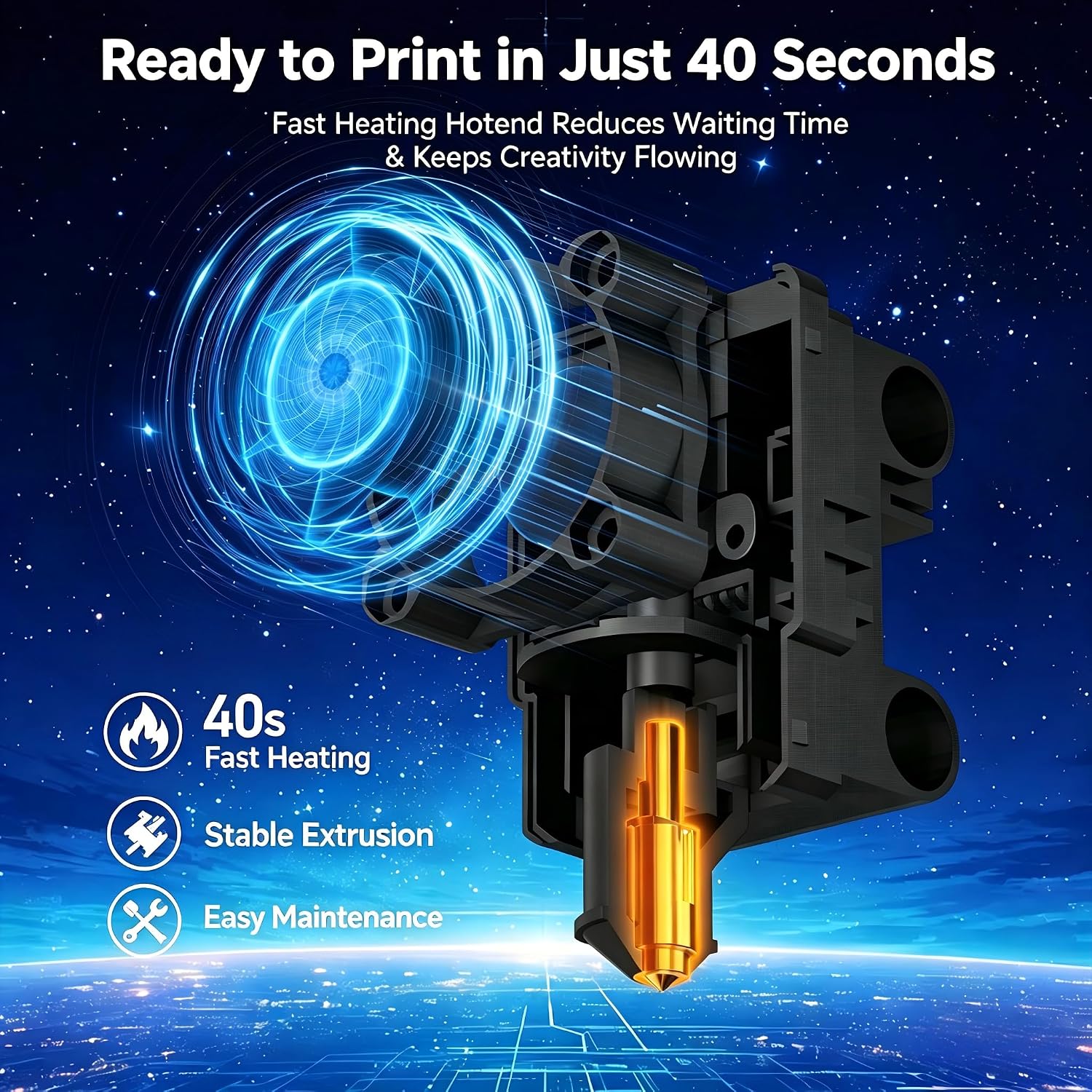 Entina Tina2 Plus Smart 3D Printers with 250MM/S Fast Printing, Fully Assembled, 3D Printer for Kids and Beginners with WiFi High Precision 3D Printing, Auto Leveling Mini 3D Printer with PEI Platform