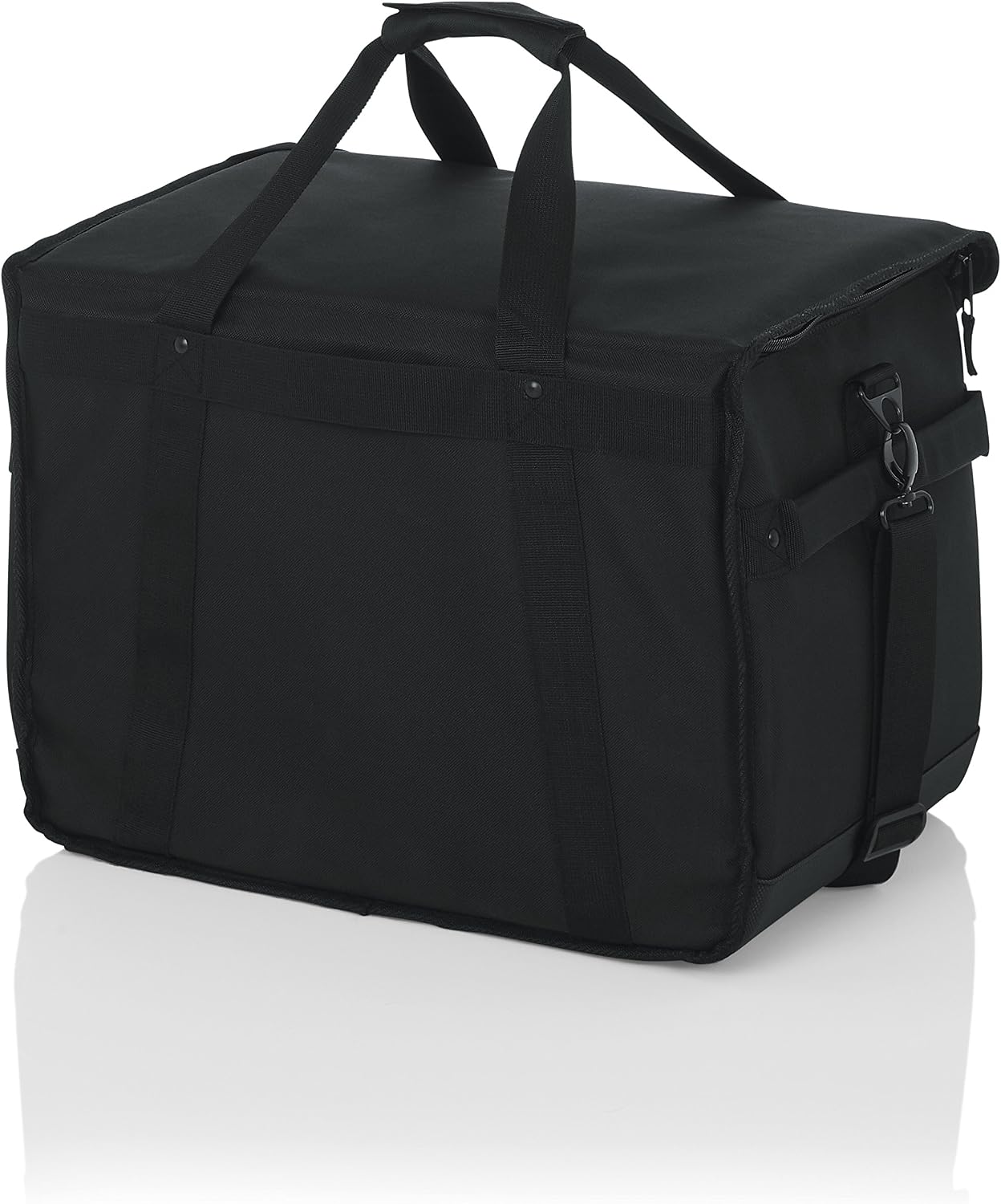 Gator Cases Studio Monitor Tote Bag Holds (2) Powered Monitors Up to 5' Driver Range, Fits JBL, Mackie, KRK, & More (G-STUDIOMON1)