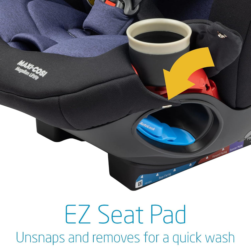 Maxi-Cosi Magellan LiftFit 5-in-1 Convertible Car Seat (5-100 lbs) in Aegean Storm