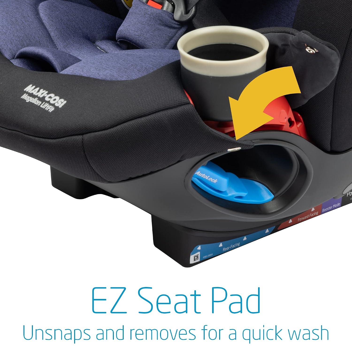 Maxi-Cosi Magellan LiftFit 5-in-1 Convertible Car Seat (5-100 lbs) in Aegean Storm