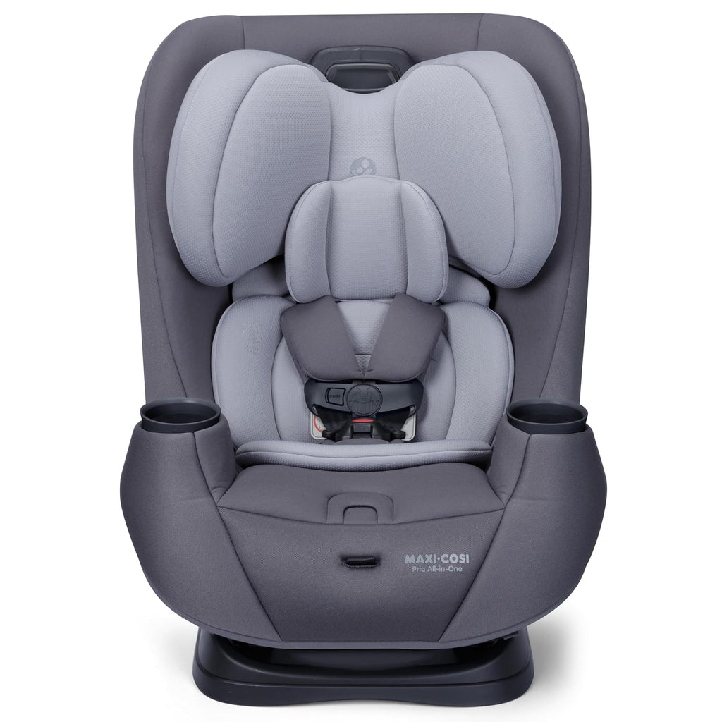 Maxi-Cosi Pria All-in-One Convertible Car Seat, Infant to Toddler Car Seat, Easy-Install Harness, Machine-Washable Cover, 5-100 lbs, Sea Salt