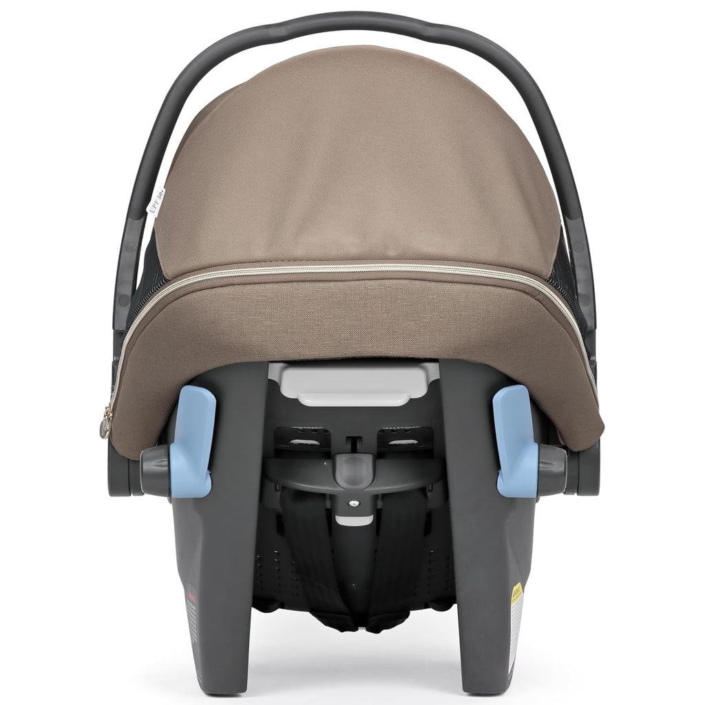 Peg Perego Primo Viaggio Nido - Rear Facing Infant Car Seat - Includes Base with Load Leg & Anti-Rebound Bar - for Babies 4 to 30 lbs - Made in Italy - Pine Bark