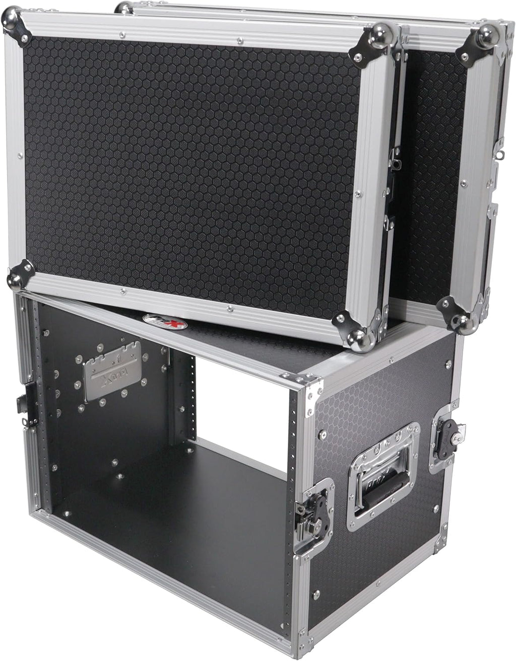 ProX X-8UE 8U Deluxe Effects Rack Case 14 In Deep Rail to Rail