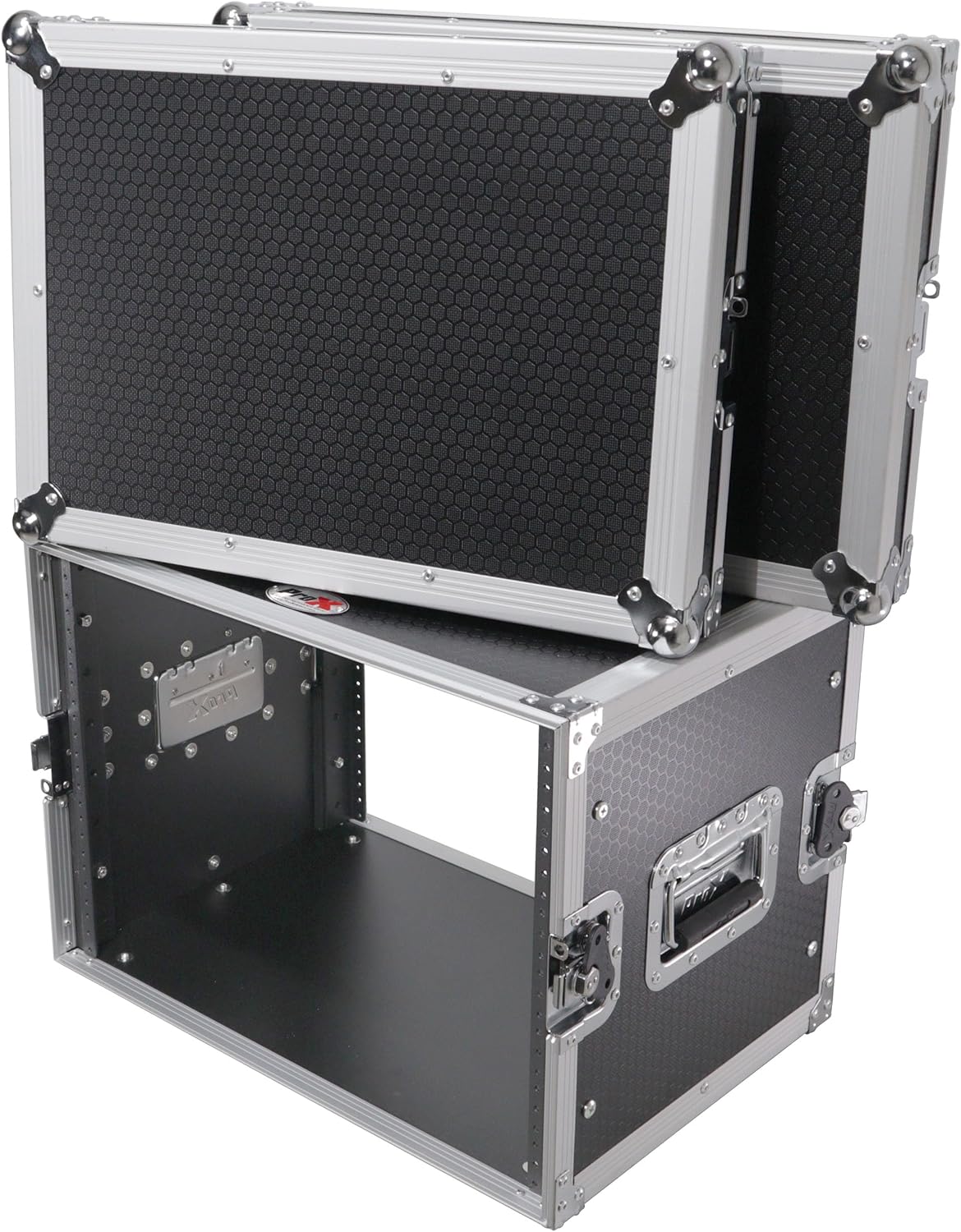 ProX X-8UE 8U Deluxe Effects Rack Case 14 In Deep Rail to Rail