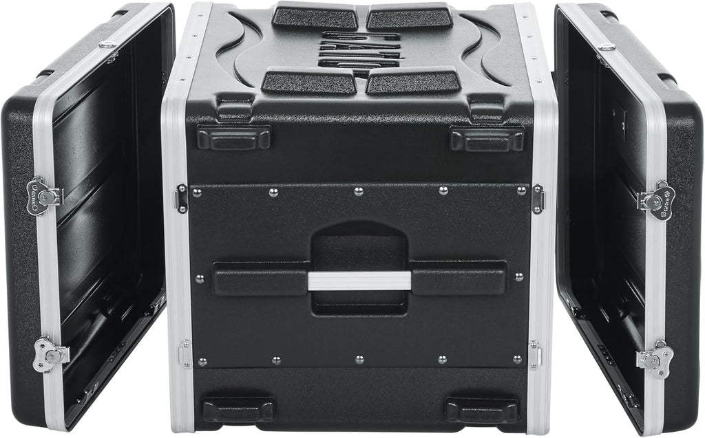 Gator Cases Lightweight Molded 8U Rack Case with Heavy Duty Latches; Standard 19.25' depth, 8U (GR-8L)