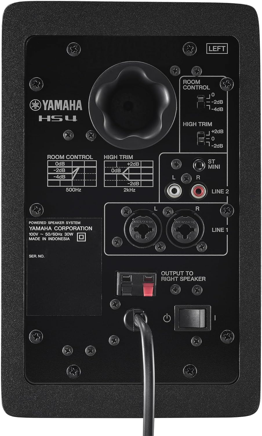 Yamaha HS4 Powered Studio Monitor in Black, Pair (HS4 B)