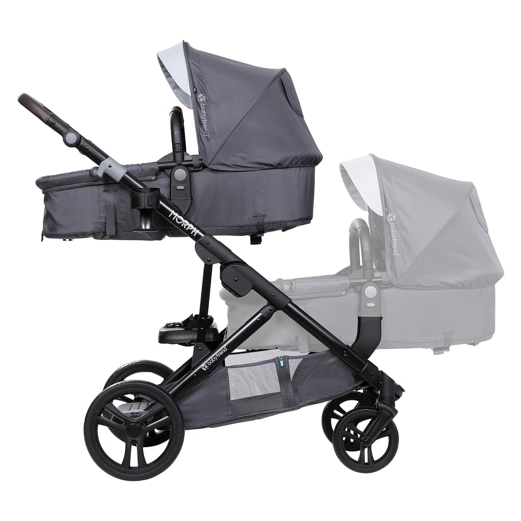 Baby Trend Morph Single to Double Stroller Second Seat, Dash Grey