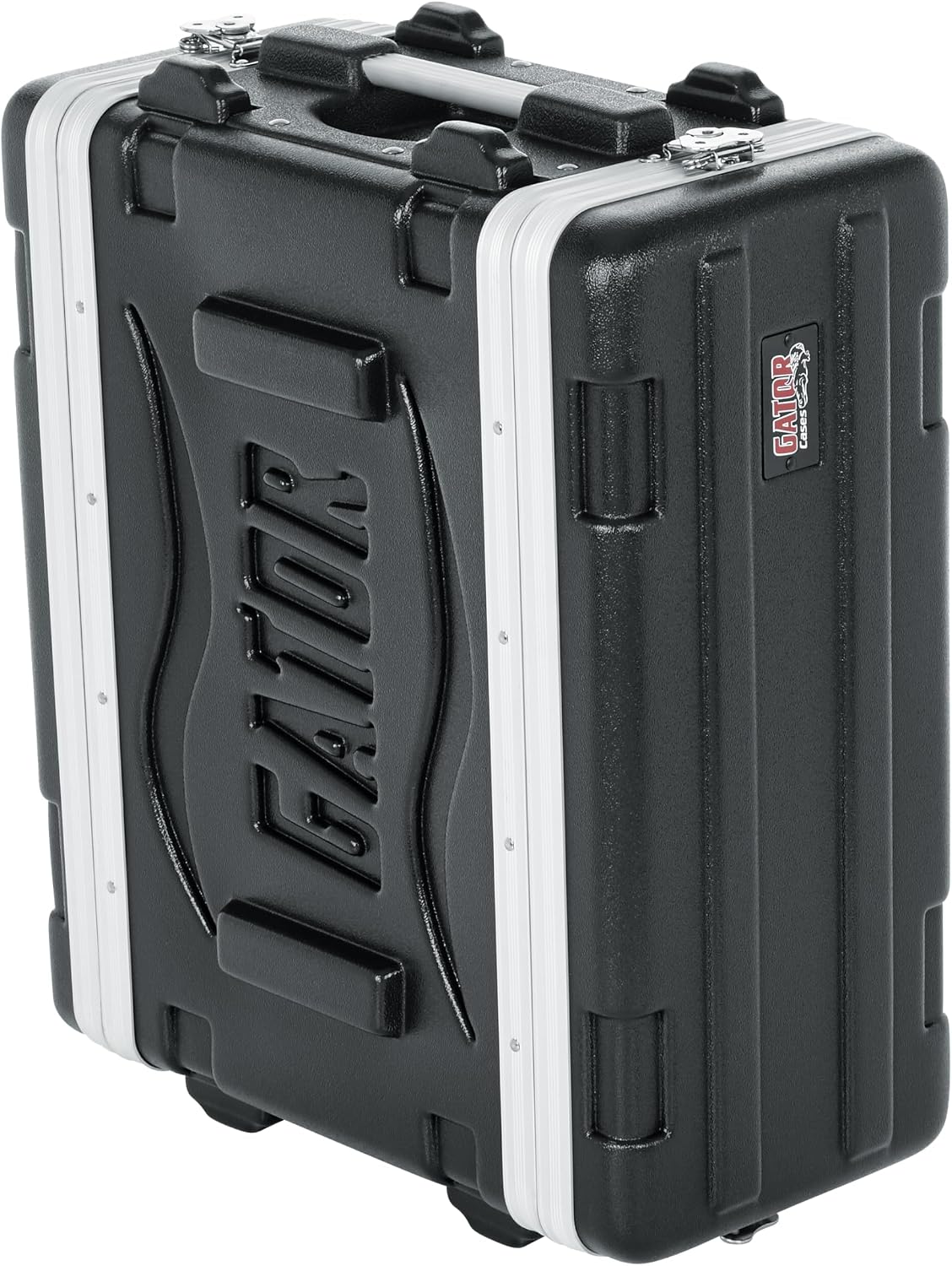 Gator Cases Lightweight Molded 4U Rack Case with Heavy Duty Latches, Shallow 14.25' Depth (GR-4S)