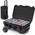 NANUK 935 Hard Case with Padded Divider – Waterproof Equipment Case with Wheels, 22' x 14' x 9' – Dustproof and Impact Resistant, Airline Carry-On Approved – Black
