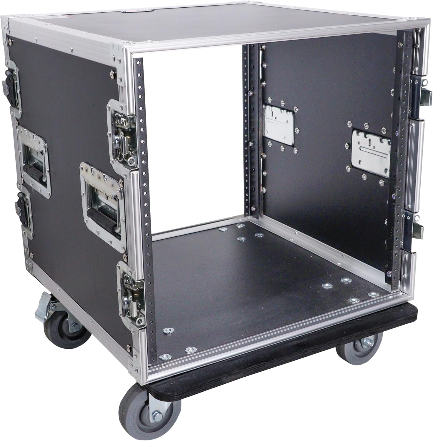 ProX ATA Flight Rack Case – 19' Depth, Heavy-Duty Amp & Mixer Rack Mount with Casters