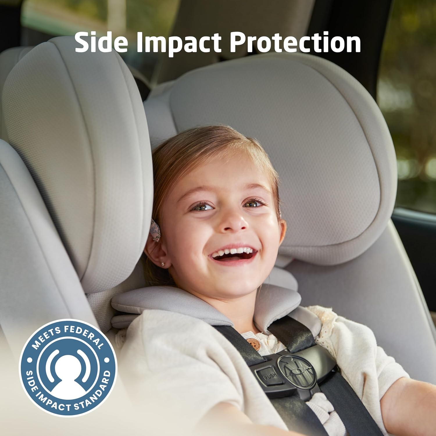 Maxi-Cosi Pria All-in-One Convertible Car Seat, Infant to Toddler Car Seat, Easy-Install Harness, Machine-Washable Cover, 5-100 lbs, SeaDrift