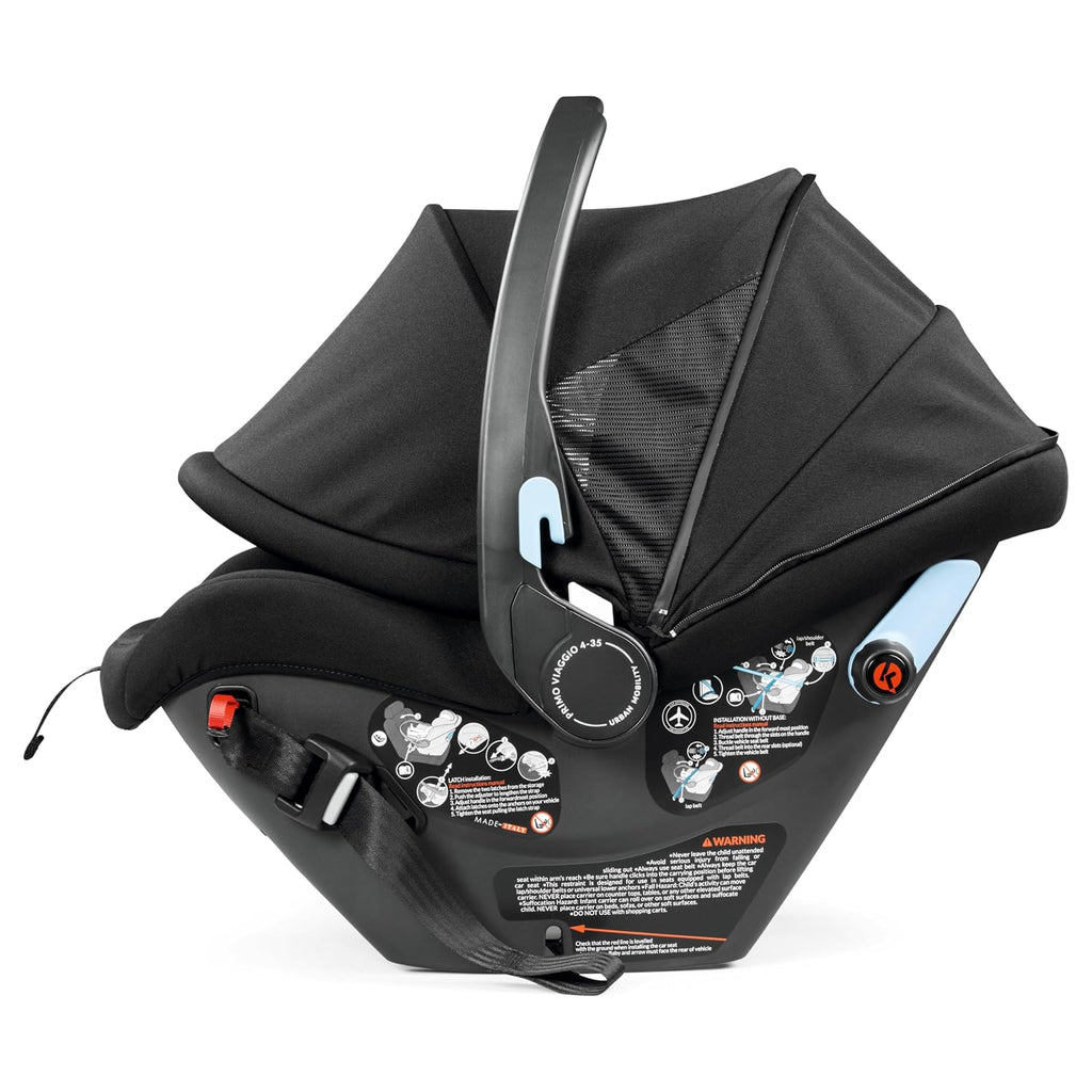 Peg Perego Primo Viaggio Urban Mobility-Baseless Infant car seat with Latch-True Black