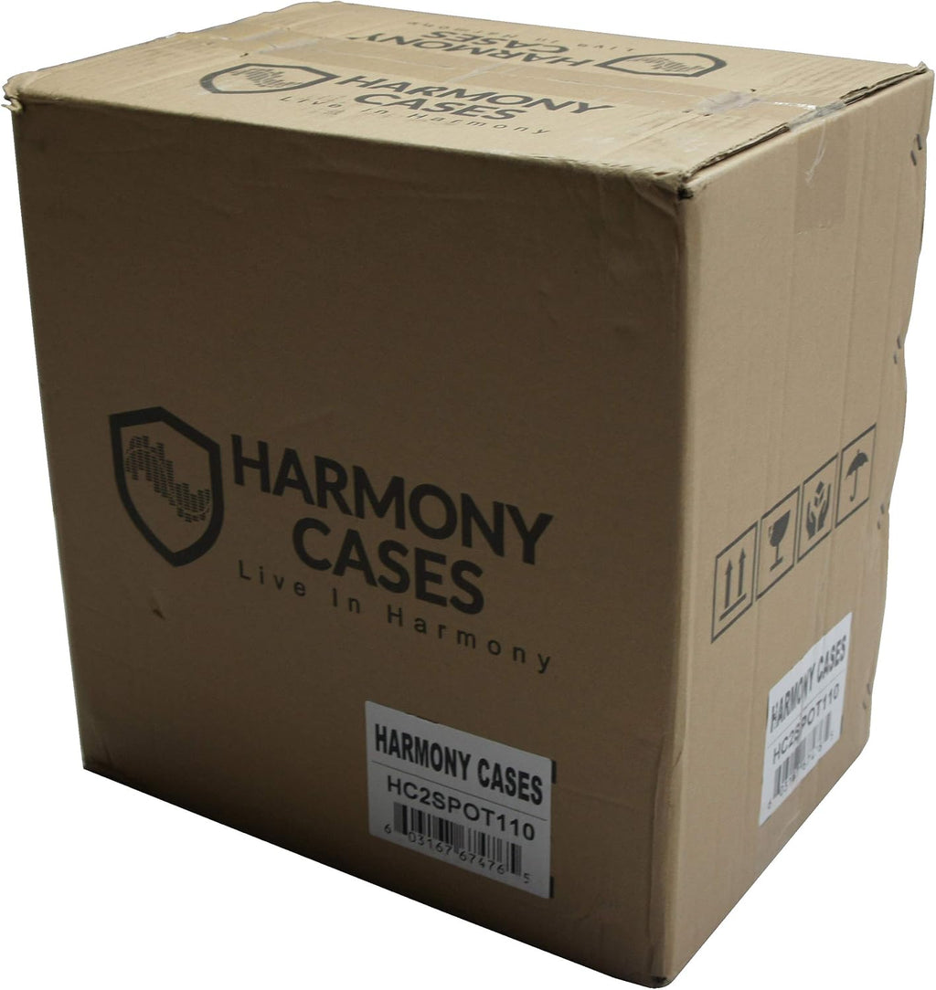 Harmony Audio Cases Dual Chamber Space DJ Lighting Universal Ultility Road Travel Case