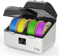 Creality Space Pi X4L Filament Dryer, 4 Spools 3D Printer Filament Dehydrator with Dual Independent Heating Chambers, 75°C High Temp & Smart Drying Box, Moisture-Proof Storage for PLA,PETG,TPU,ABS,etc