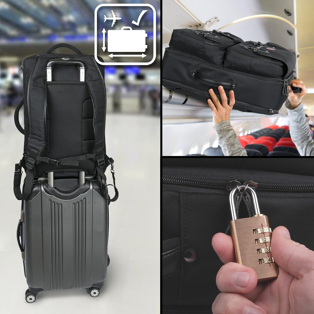 GOgroove Audio Mixer Case - Compatible with Pyle 8-Channel, Yamaha MG12XU & More - Customizable Interior, Scratch Resistant, Carry-On Compliant