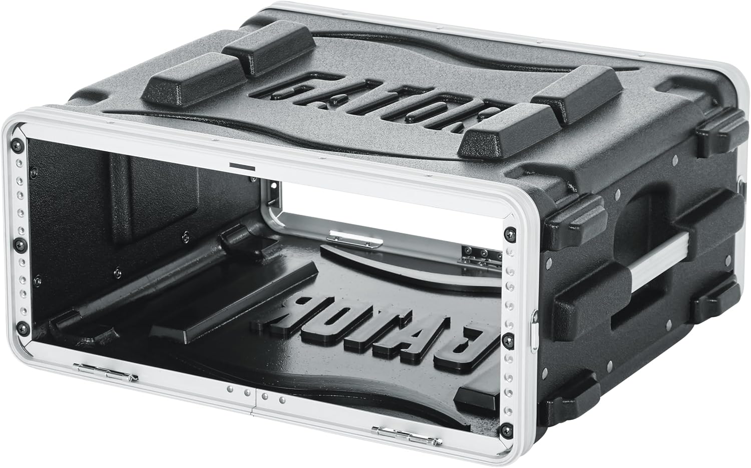 Gator Cases Lightweight Molded 4U Rack Case with Heavy Duty Latches, Standard 19.25' Depth, (GR-4L)