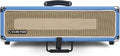 Sound Town Vintage 2U Amp Rack Case, 12.5' Depth with Rubber Feet, Dust Cover, Kickstand, Beau Blue (STVRC-2BL)